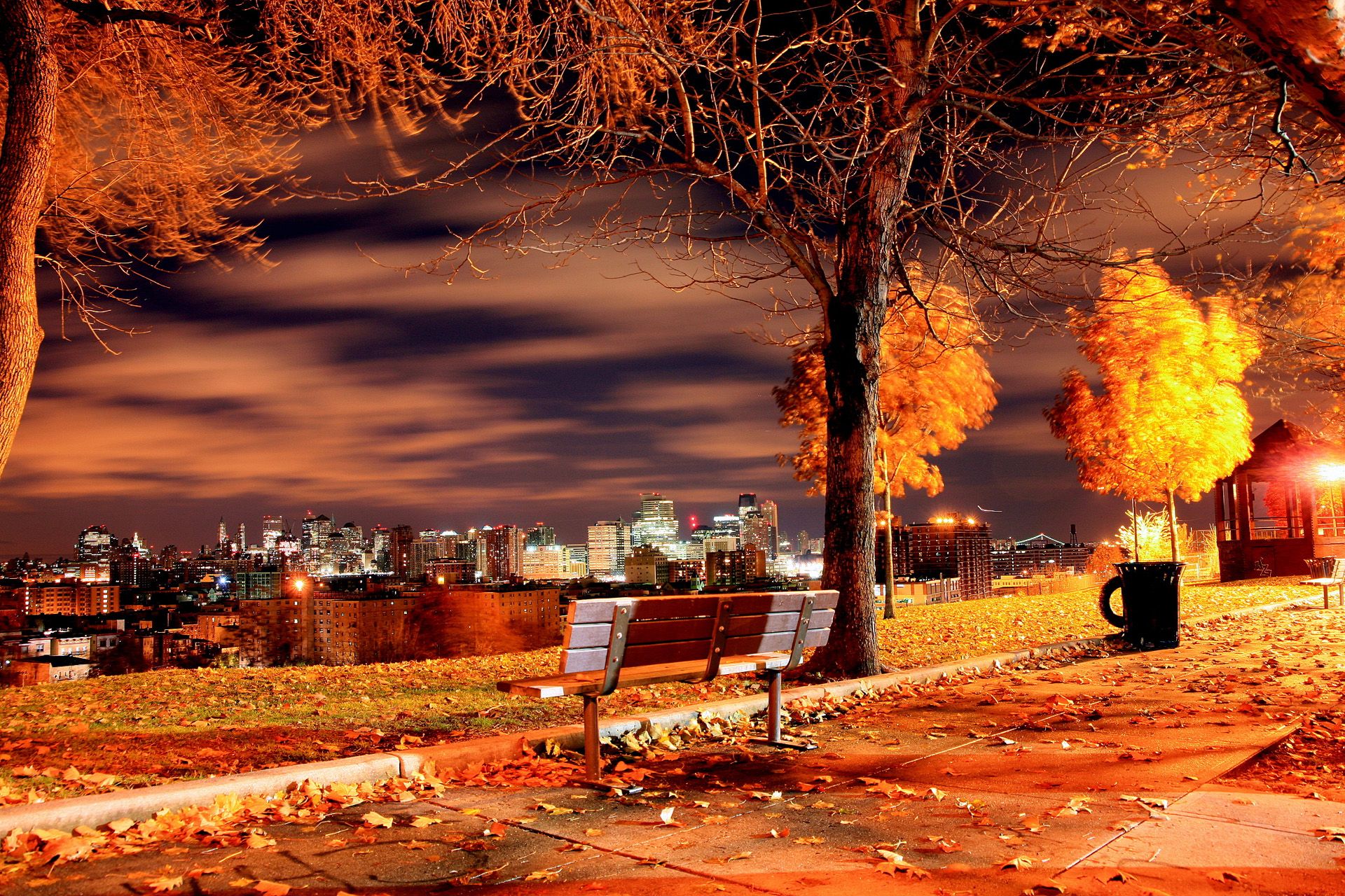 Free download Wallpaper autumn USA evening New York bench Autumn evening in New [1920x1280] for your Desktop, Mobile & Tablet. Explore NYC Fall Wallpaper. New York Wallpaper for Walls