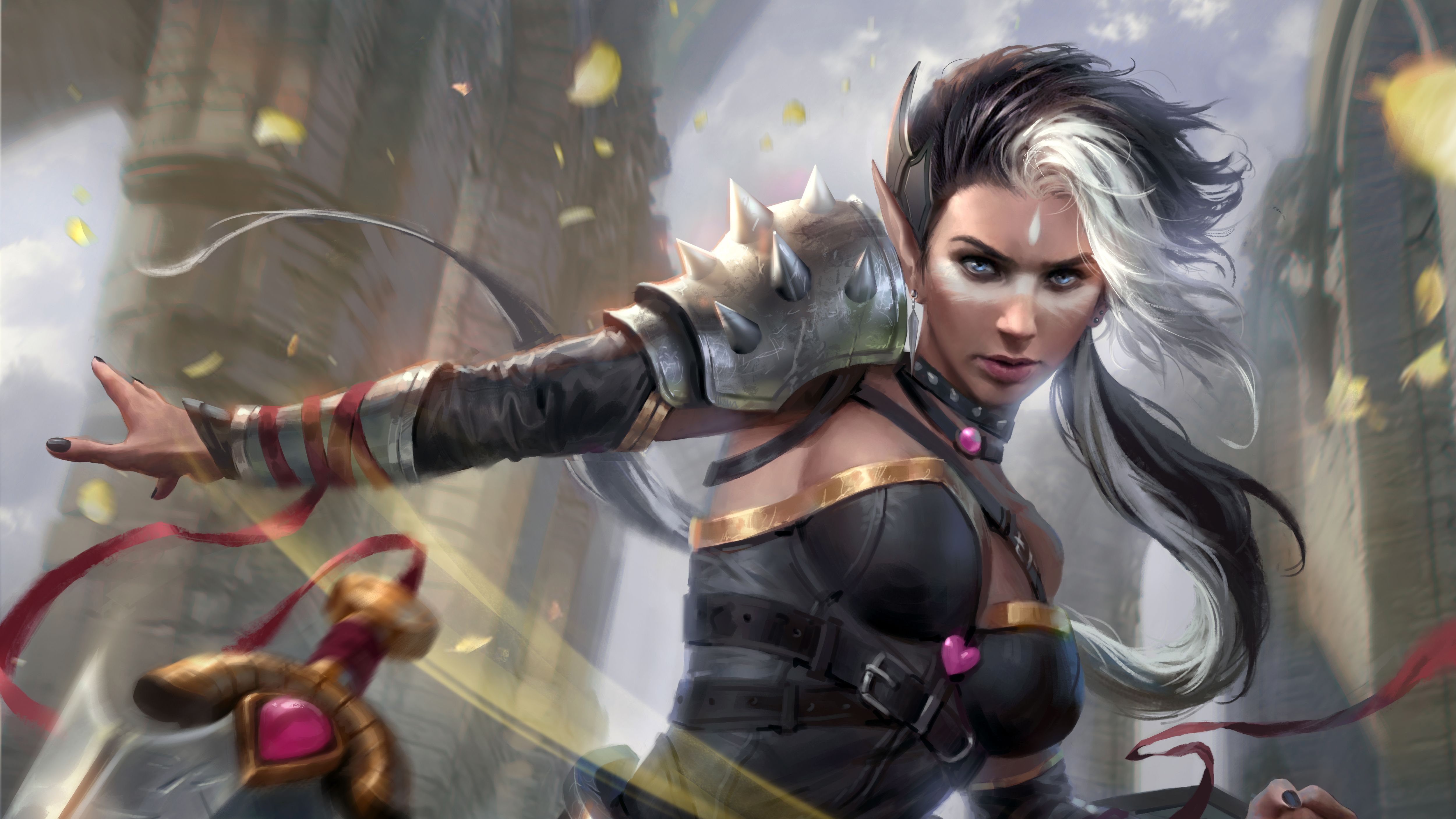Fantasy Warrior Girl, Beautiful Warrior HD wallpaper | Pxfuel