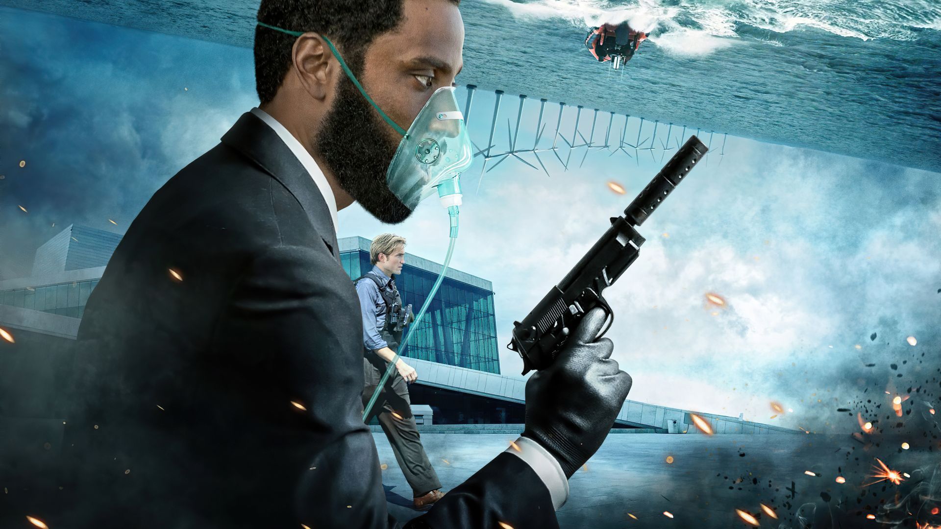 Wallpaper Tenet, John David Washington, poster, 4K, Movies