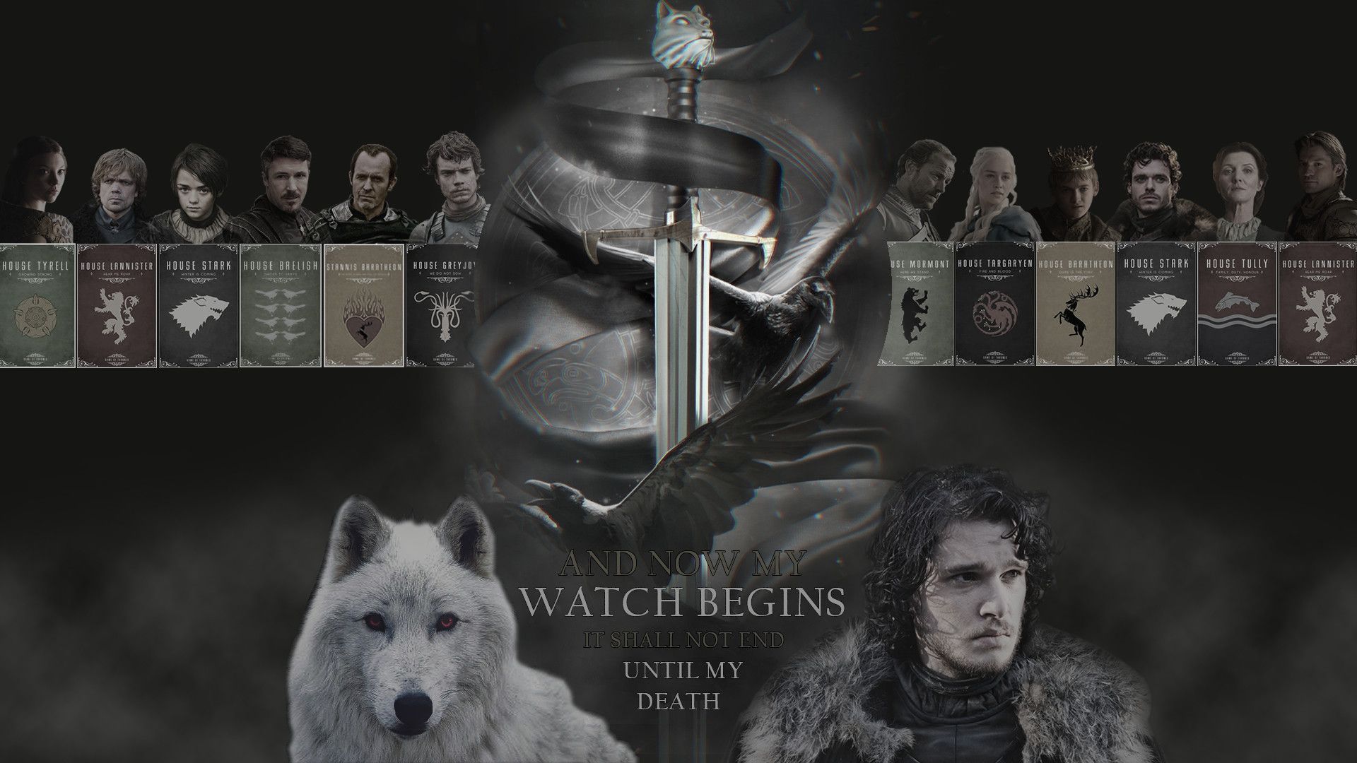 My First Game of Thrones Wallpaper! 2 (Includes Characters up to the end of Season 2)
