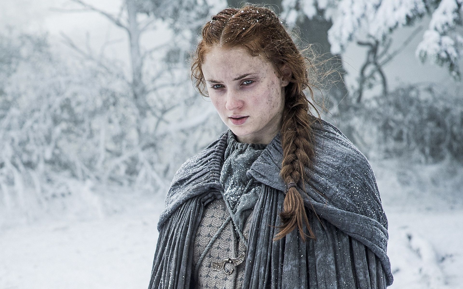 Sophie Turner Sansa Stark Game of Thrones Season 6 HD wallpapers.