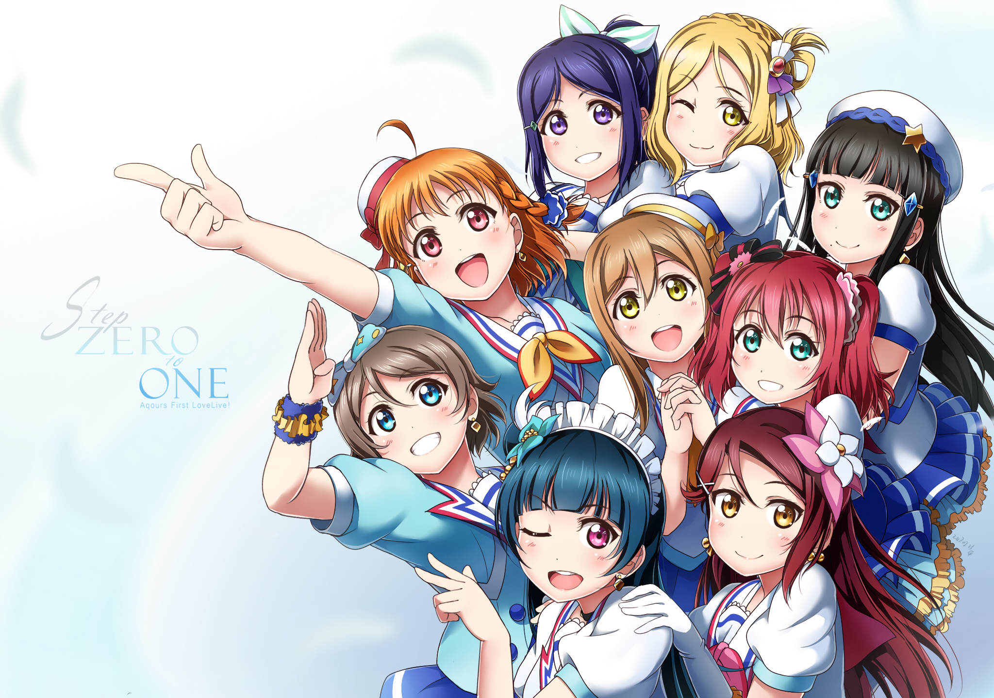 Aqours Wallpapers Wallpaper Cave