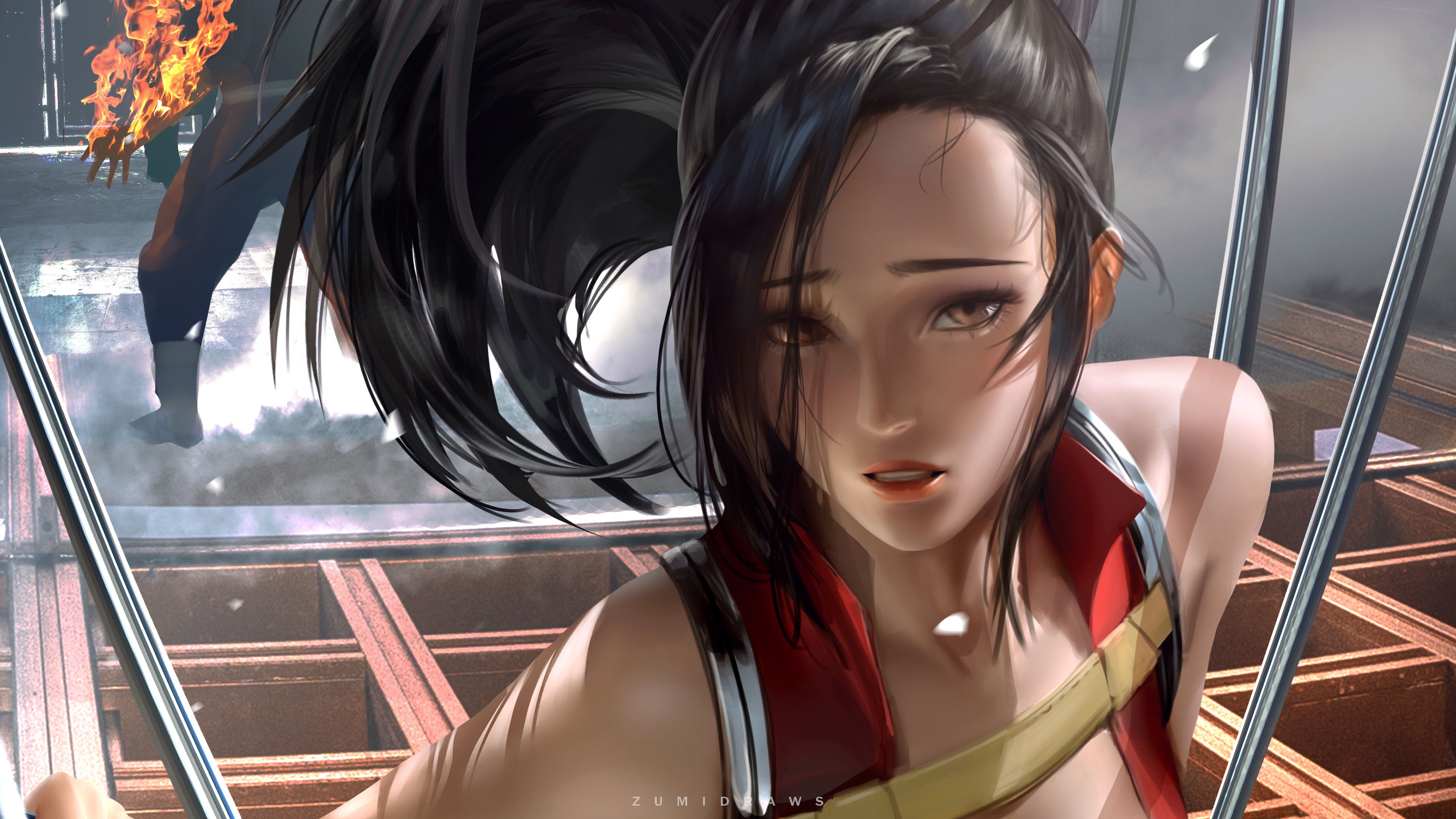 My Hero Academia Momo Yaoyorozu 4K HD Wallpaper