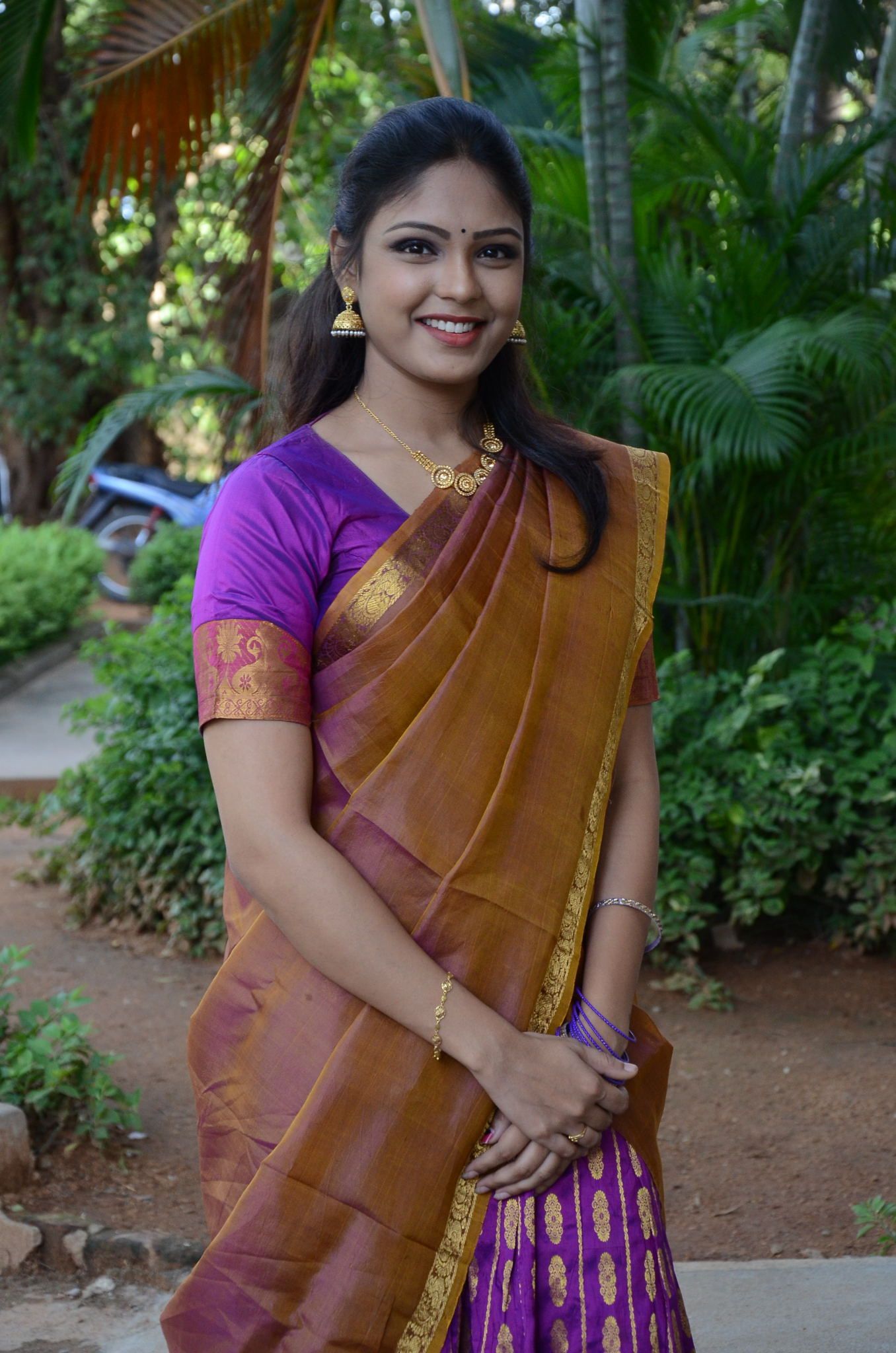 Lavanya Chowdary half saree photo Indian Actress