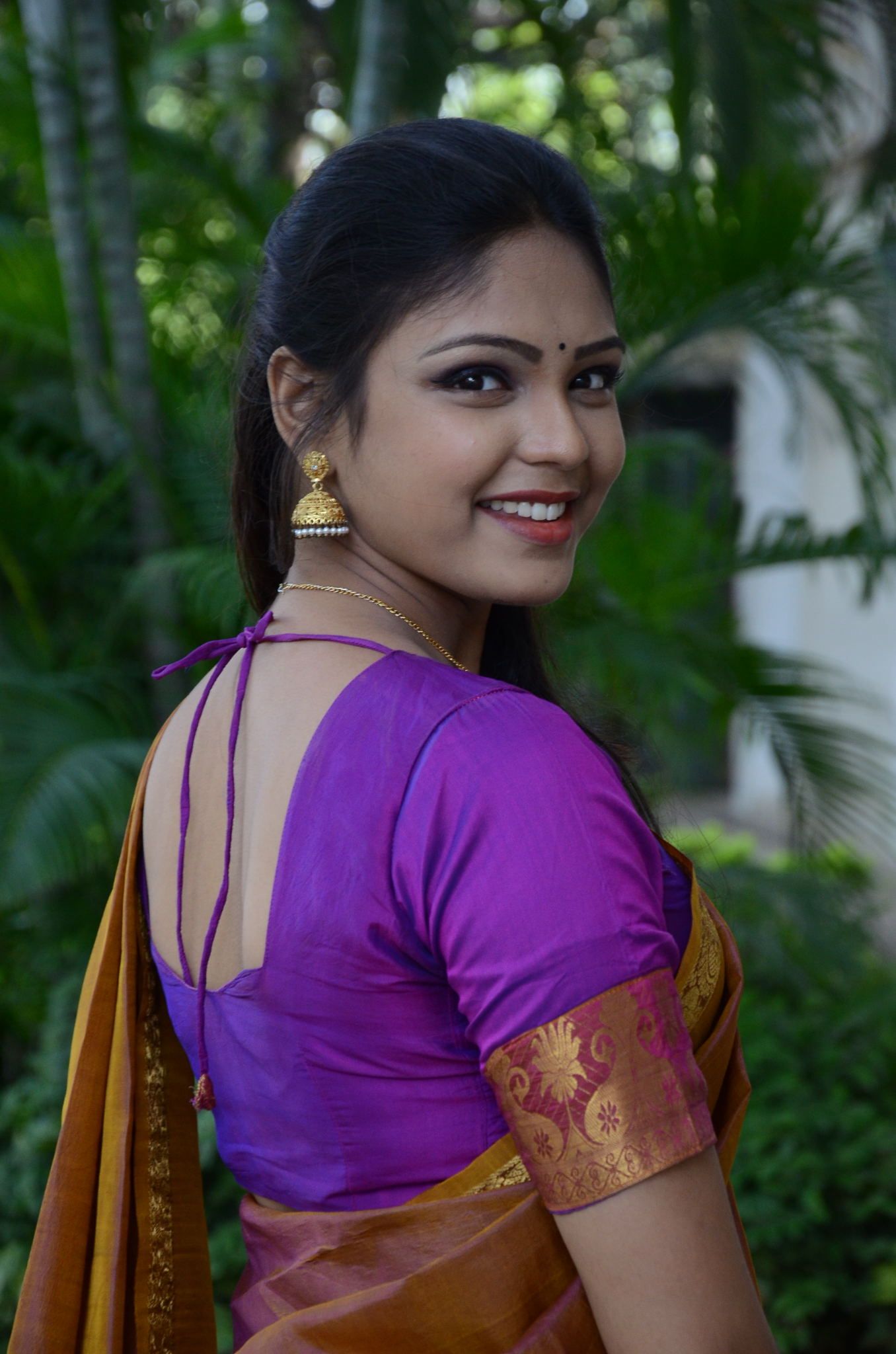 Lavanya Chowdary half saree photo Indian Actress