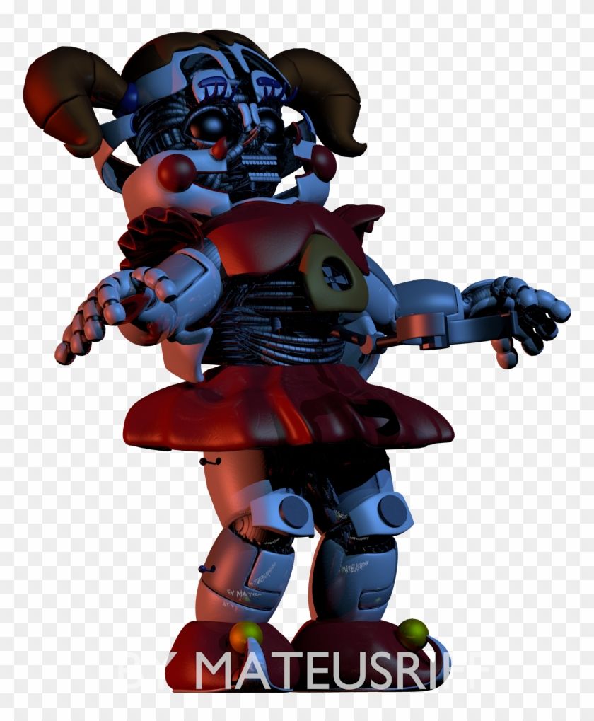 Argh Withered Circus Baby Transparent PNG Clipart Image Download