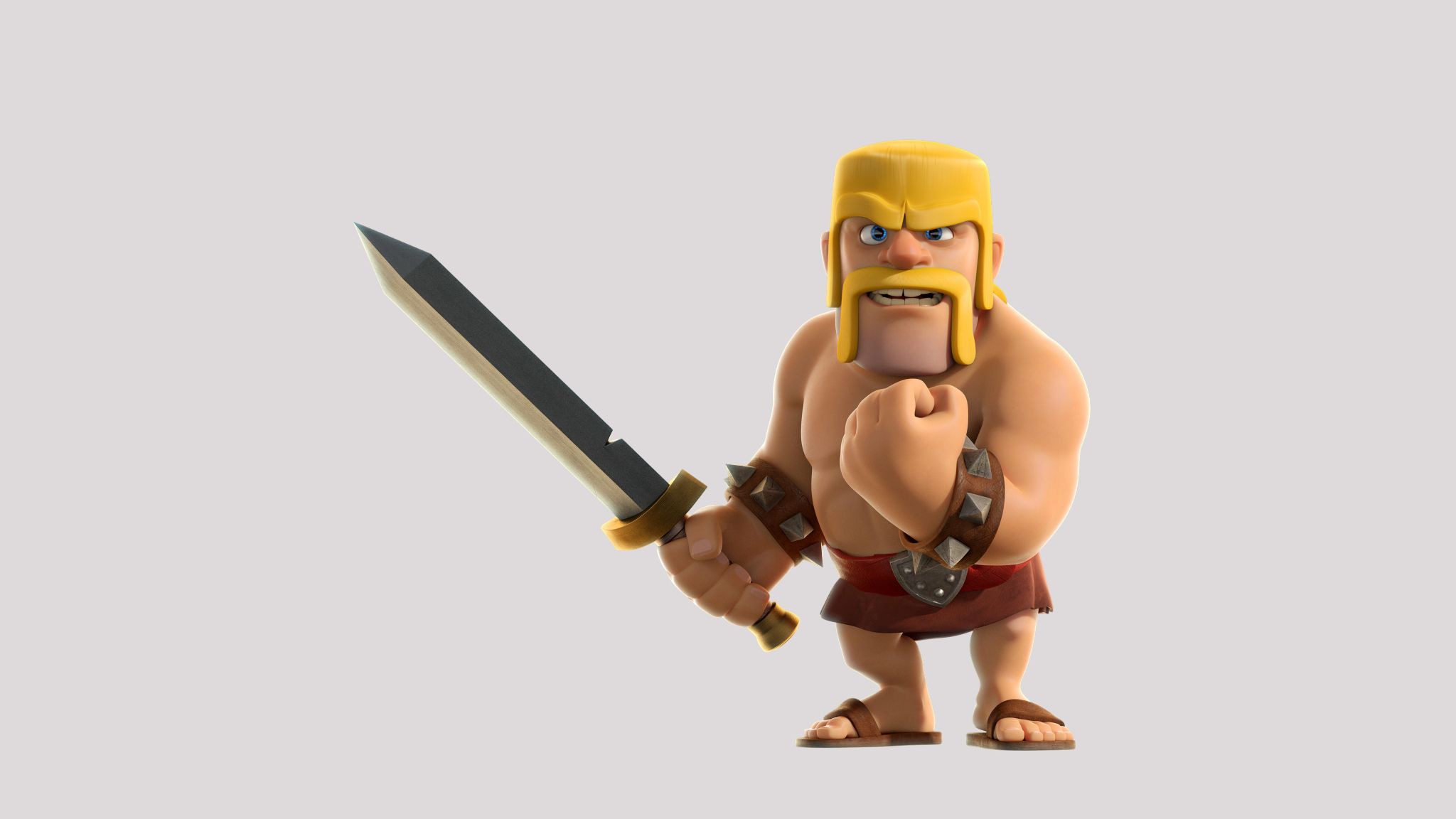 Barbarian Clash Of Clans 2048x1152 Resolution Wallpaper, HD Games 4K Wallpaper, Image, Photo and Background