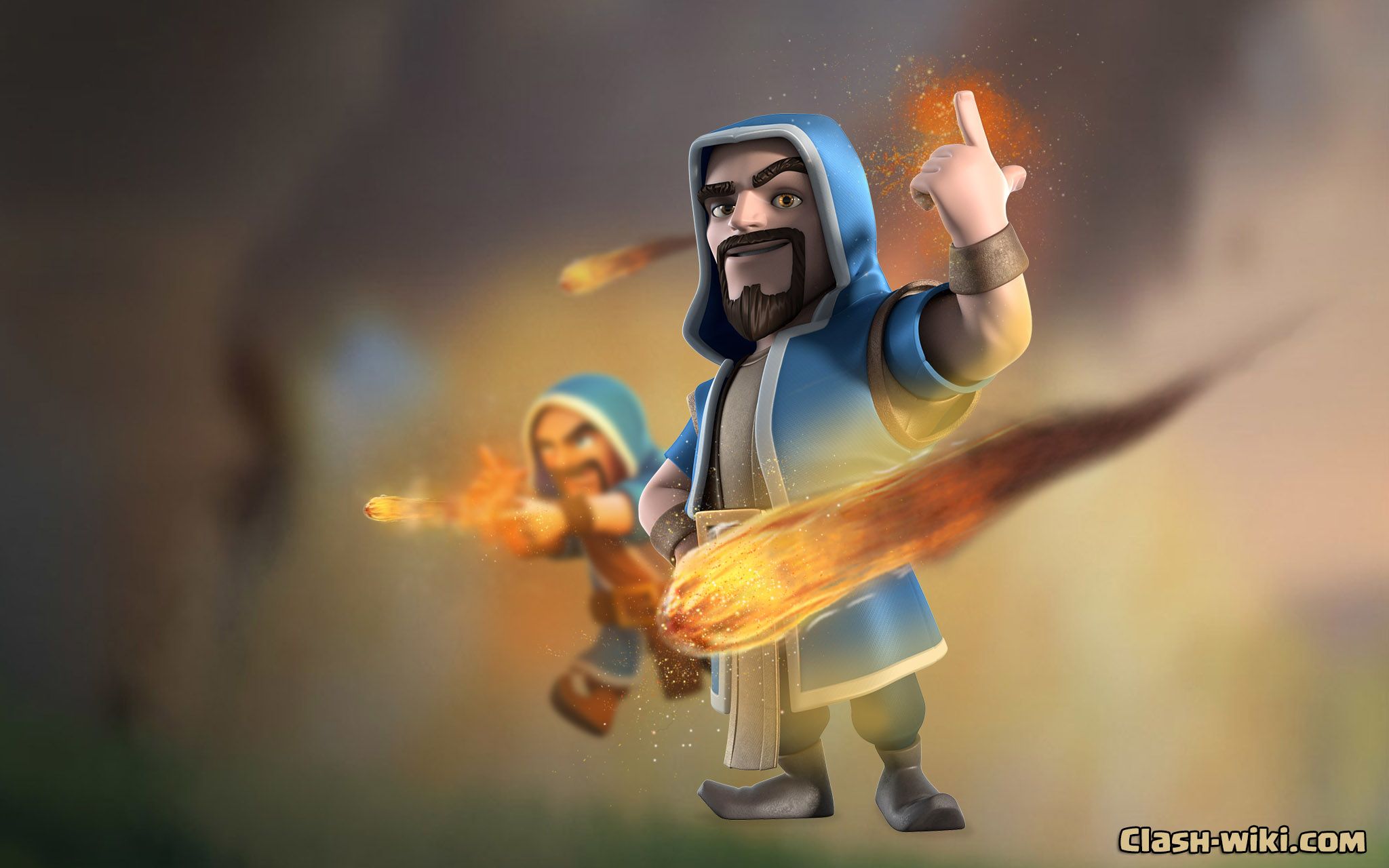 Clash Of Clans Wizard Wallpaper