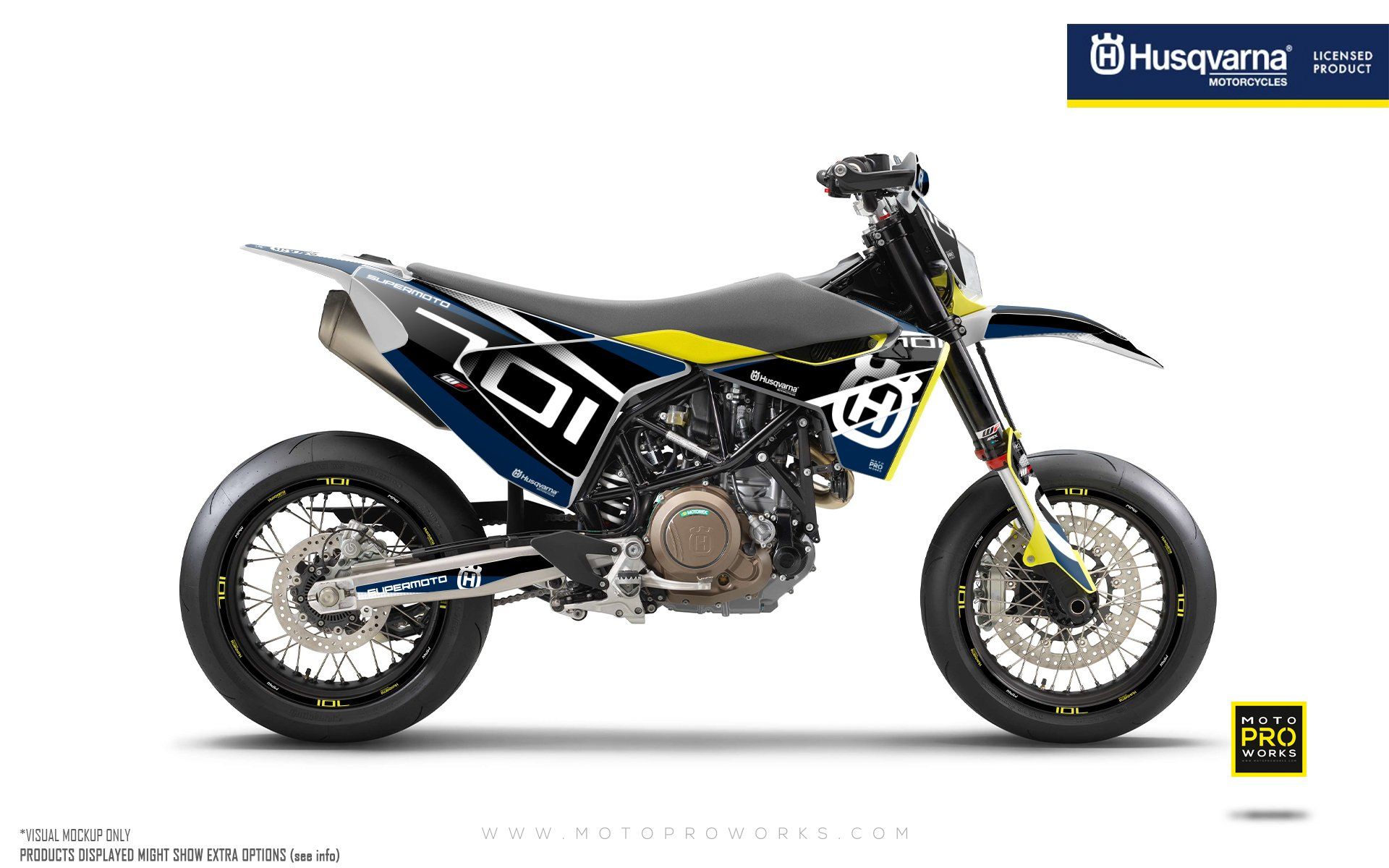 Husqvarna 701 GRAPHIC KIT (Blue). Decals and Bike Graphic kit