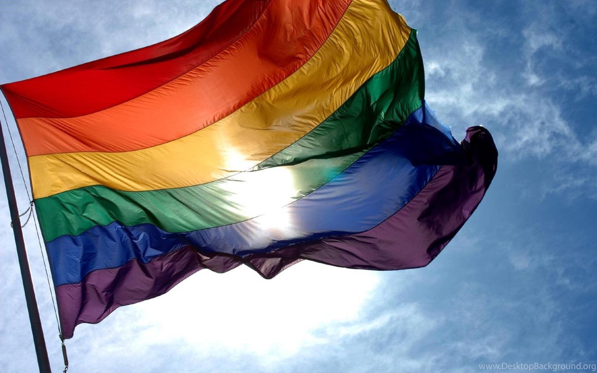 Flag, rainbow, lesbian, pride, lgbt Background Wallpaper Desktop Background