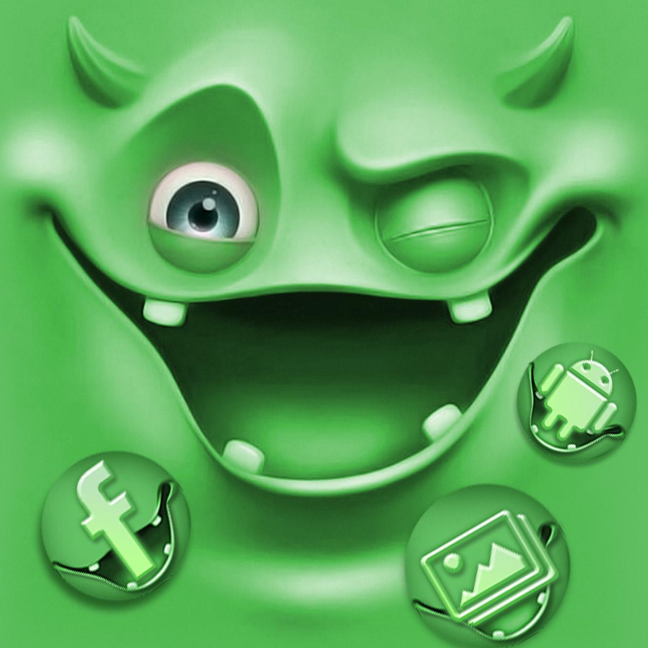 Green, Ugly, Face Themes & Wallpaper for Android