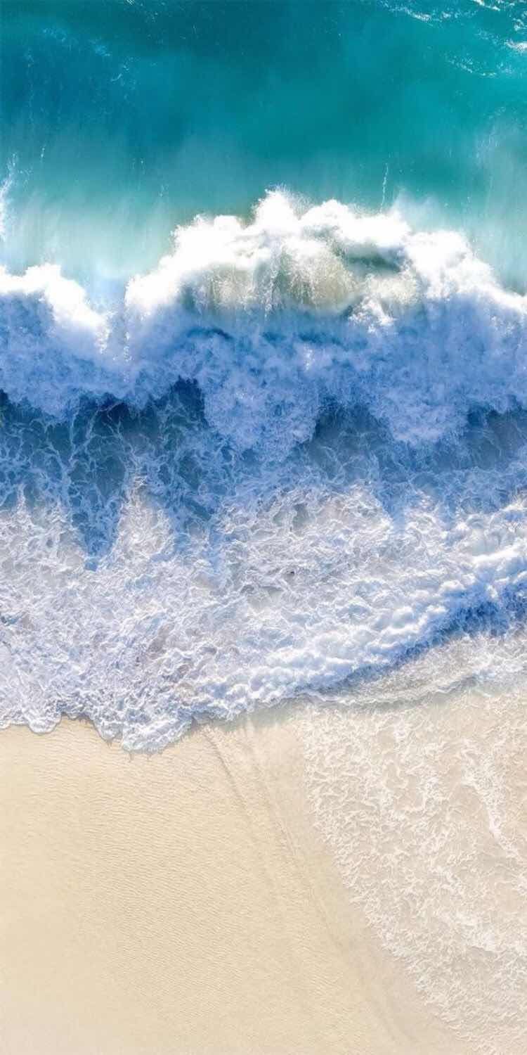 Beach Waves Wallpapers Wallpaper Cave