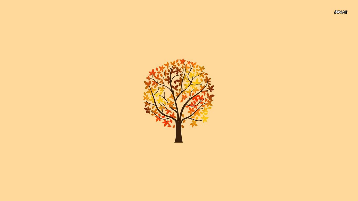 Minimalist Autumn Wallpaper Free Minimalist Autumn Background
