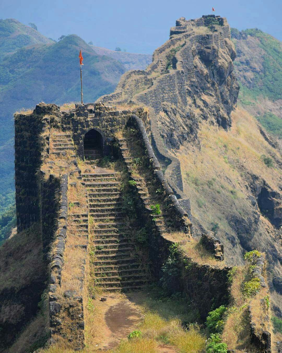 Rajgad fort. Beautiful places to visit, India travel places, Places to travel