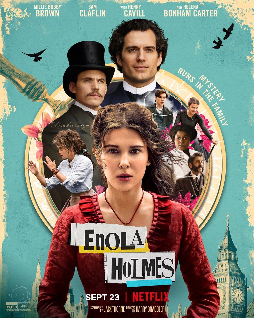 Poster and New Photo For Millie Bobby Brown's Sherlock Holmes Inspired Film ENOLA HOLMES