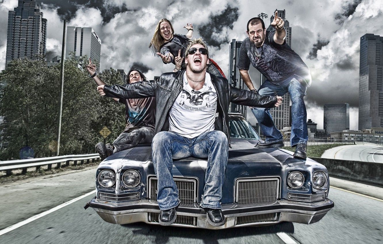 Wallpaper road, the city, music, mood, Group, Fozzy image for desktop, section музыка