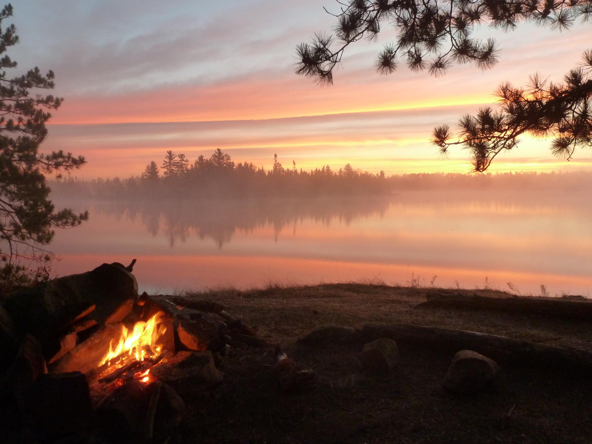 Sunset Canoe Wallpapers - Wallpaper Cave