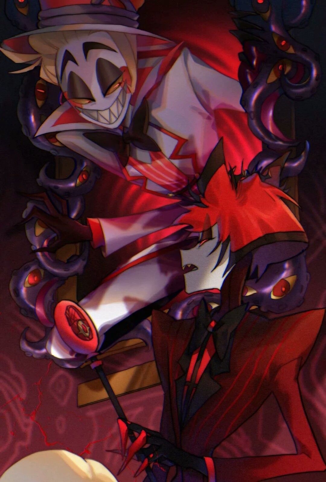 Sweetheart daddy comes for you .Lucifer. Hotel art, Vivziepop hazbin hotel, Hotel