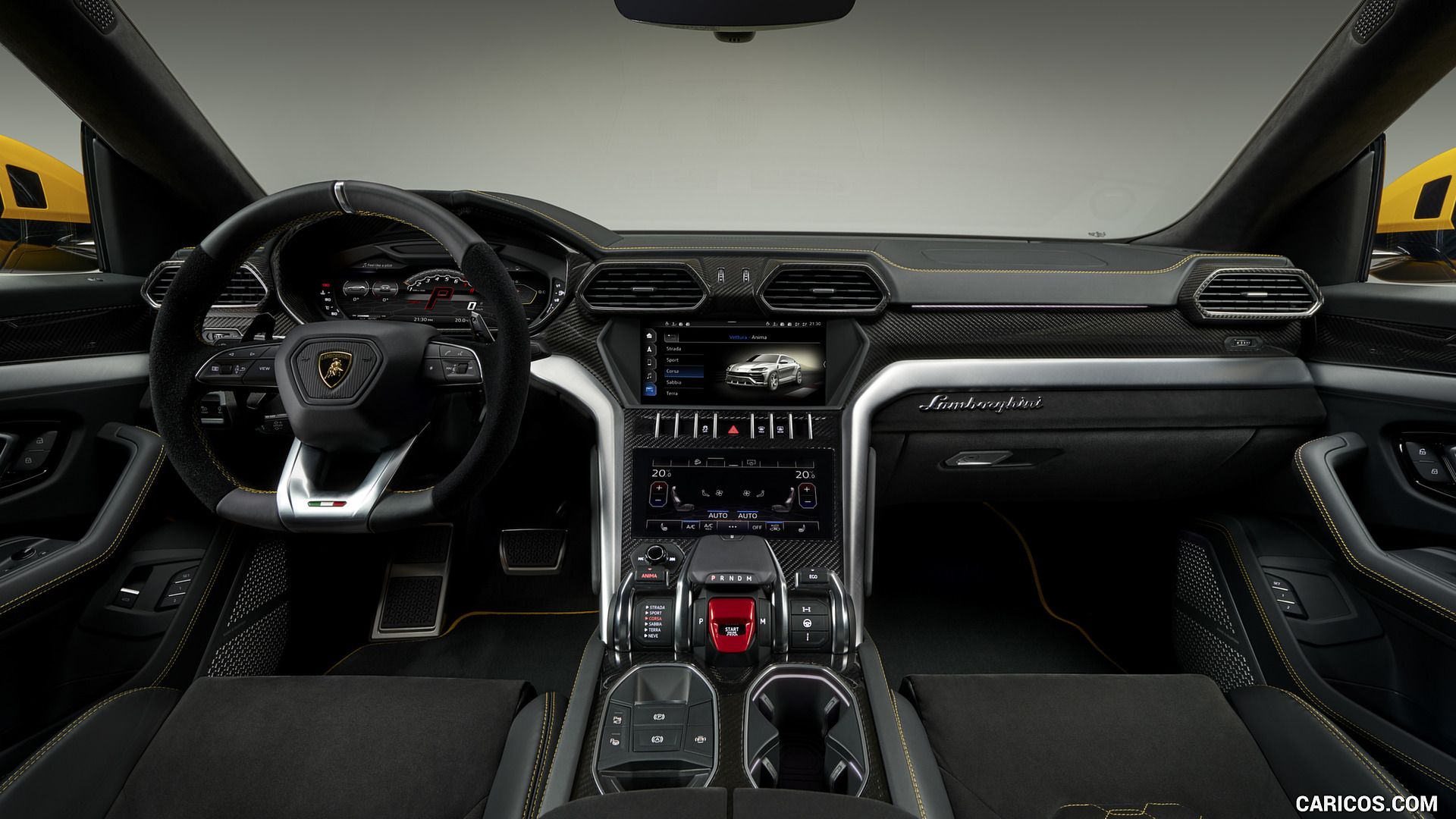 Lamborghini Urus, Cockpit. HD Wallpaper