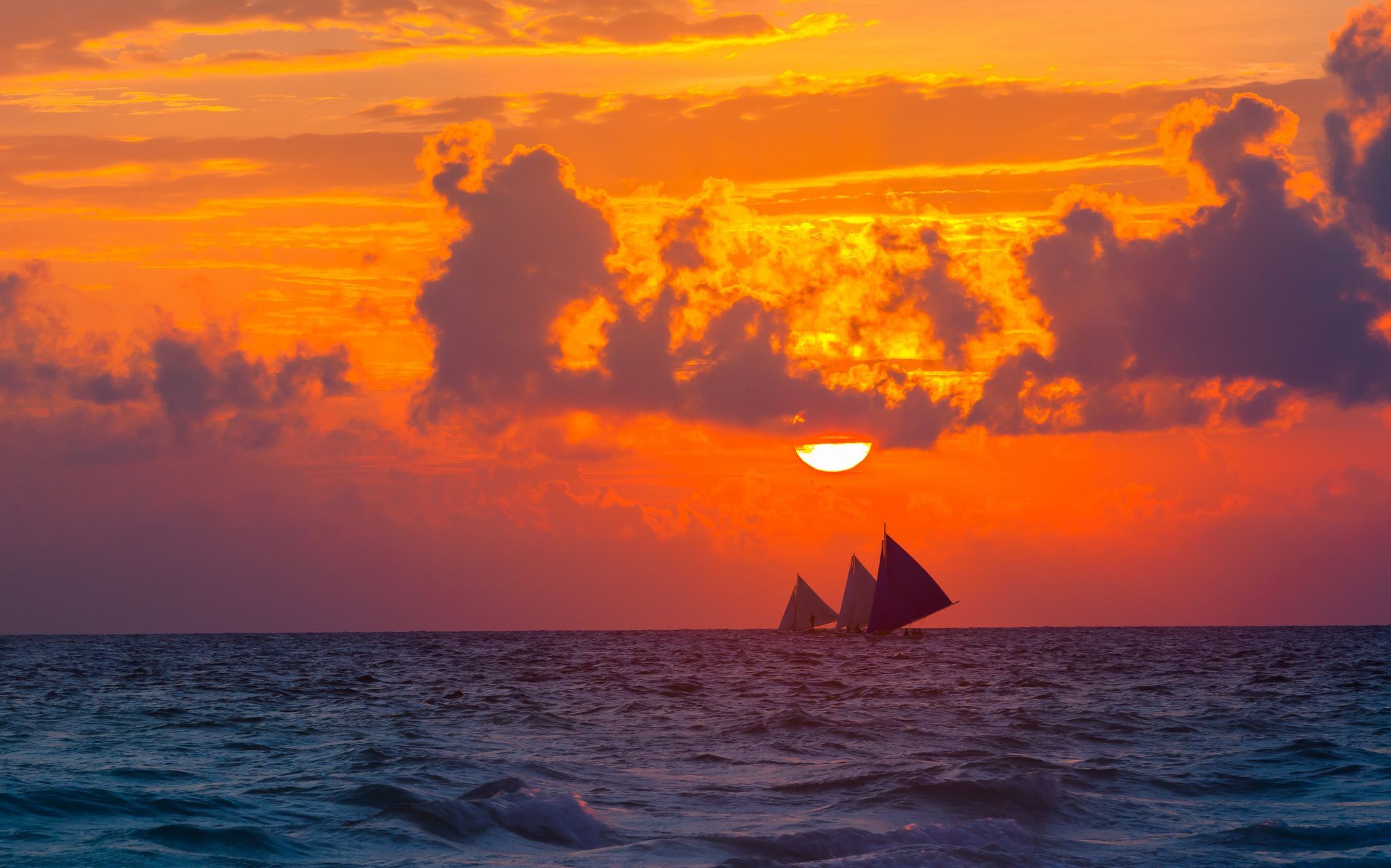 Sunset Sails. Sunset image, Philippines wallpaper, Sunset