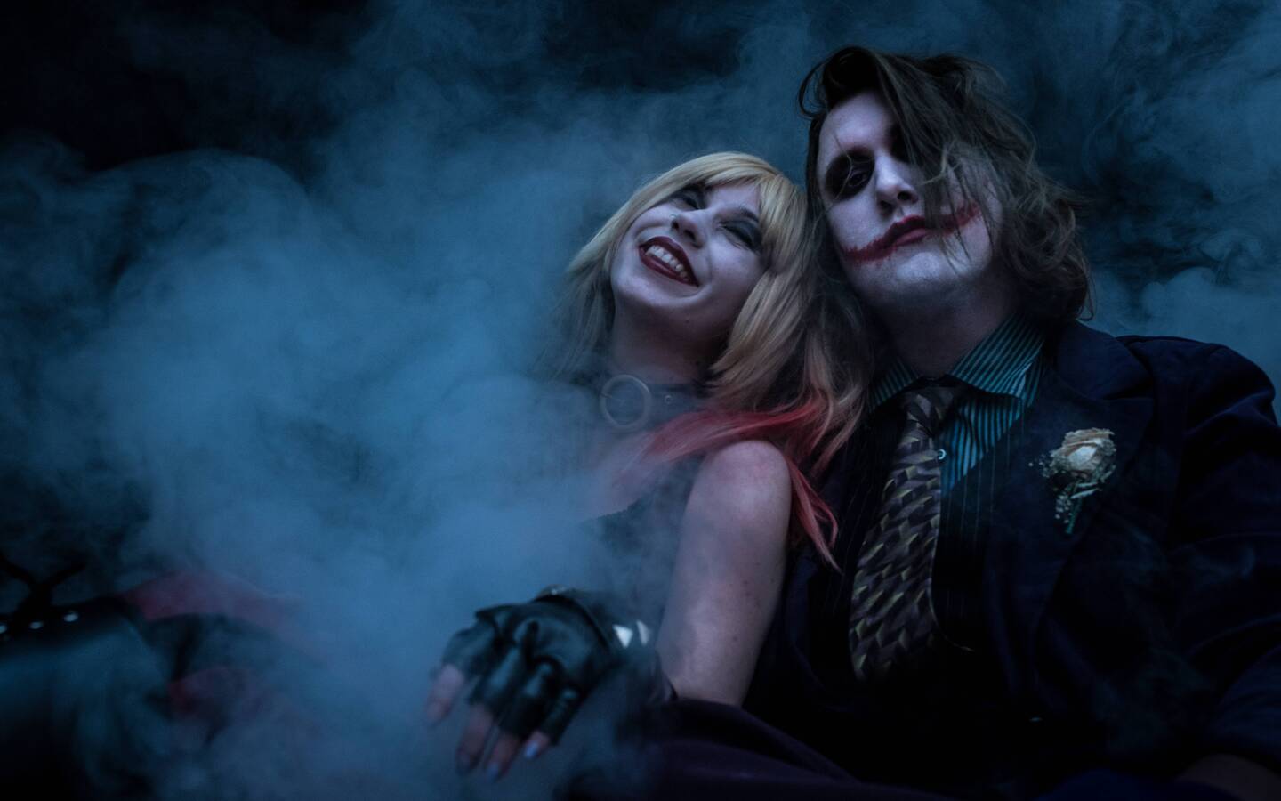 Joker And Harley Quinn 5k Cosplay 1440x900 Resolution HD 4k Wallpaper, Image, Background, Photo and Picture