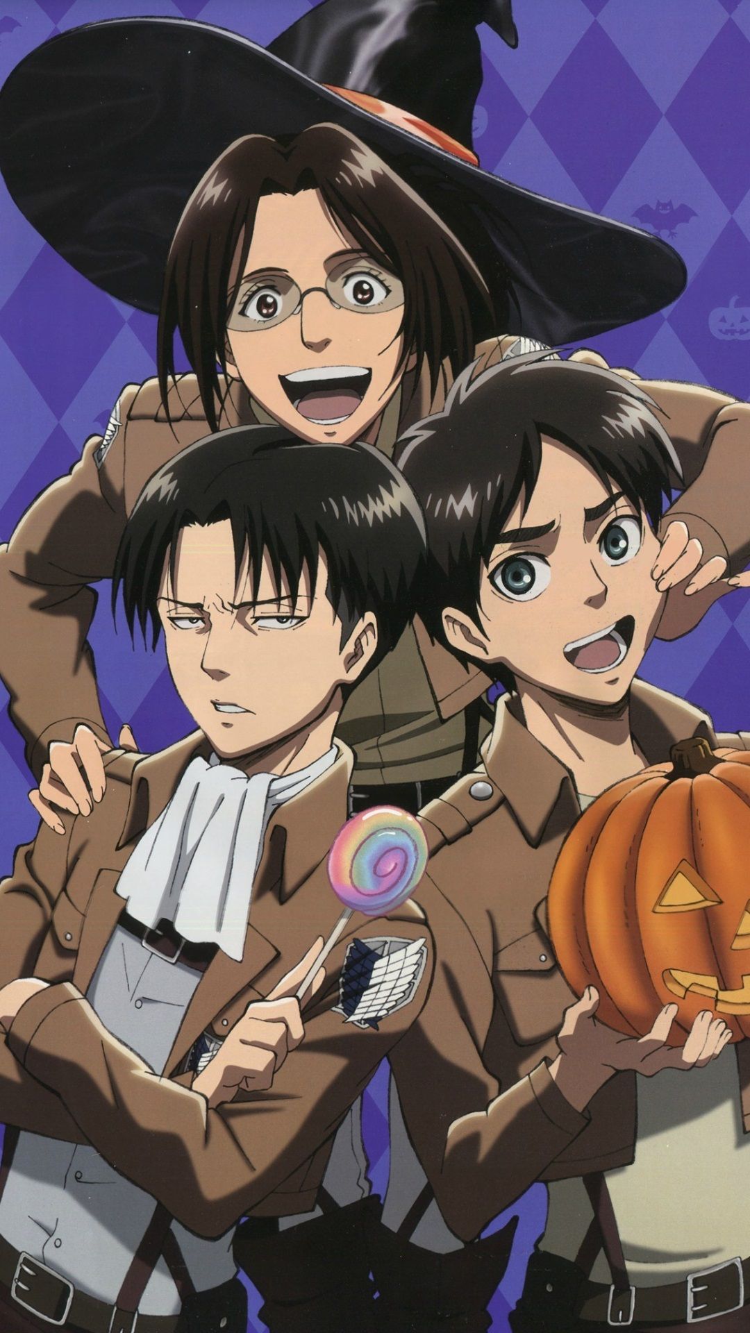 Shingeki no Kyojin.Eren Jaeger Samsung Galaxy S4 wallpaper.Levi (Rivaille).Hanji Zoe.1080×1920