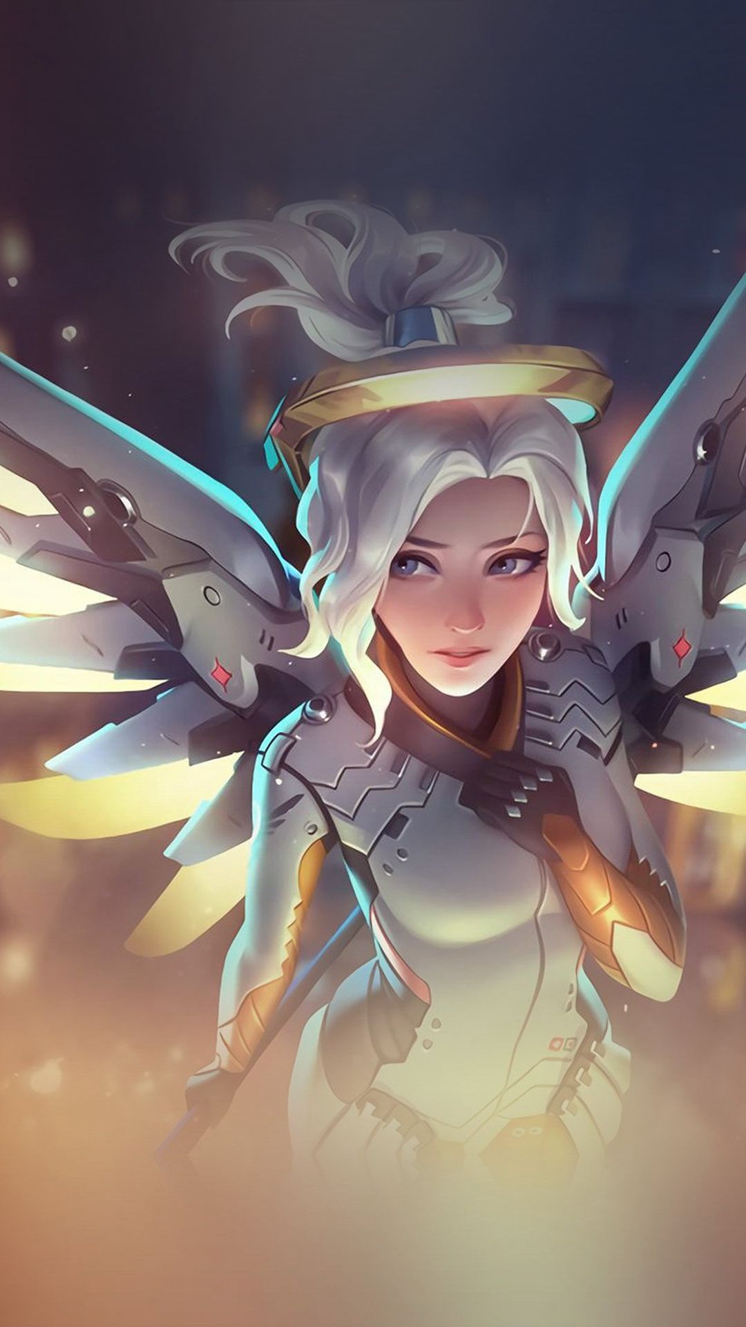 Mercy Overwatch Angel Healer Game Art