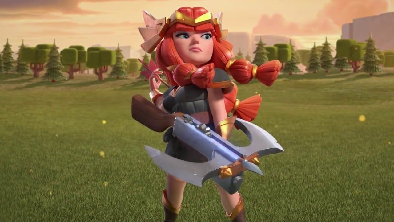 Clash of Clans Queen Skin The Valkyrie Queen skin is available now with the Gold Pass. July 03 2019 at 05:03PM