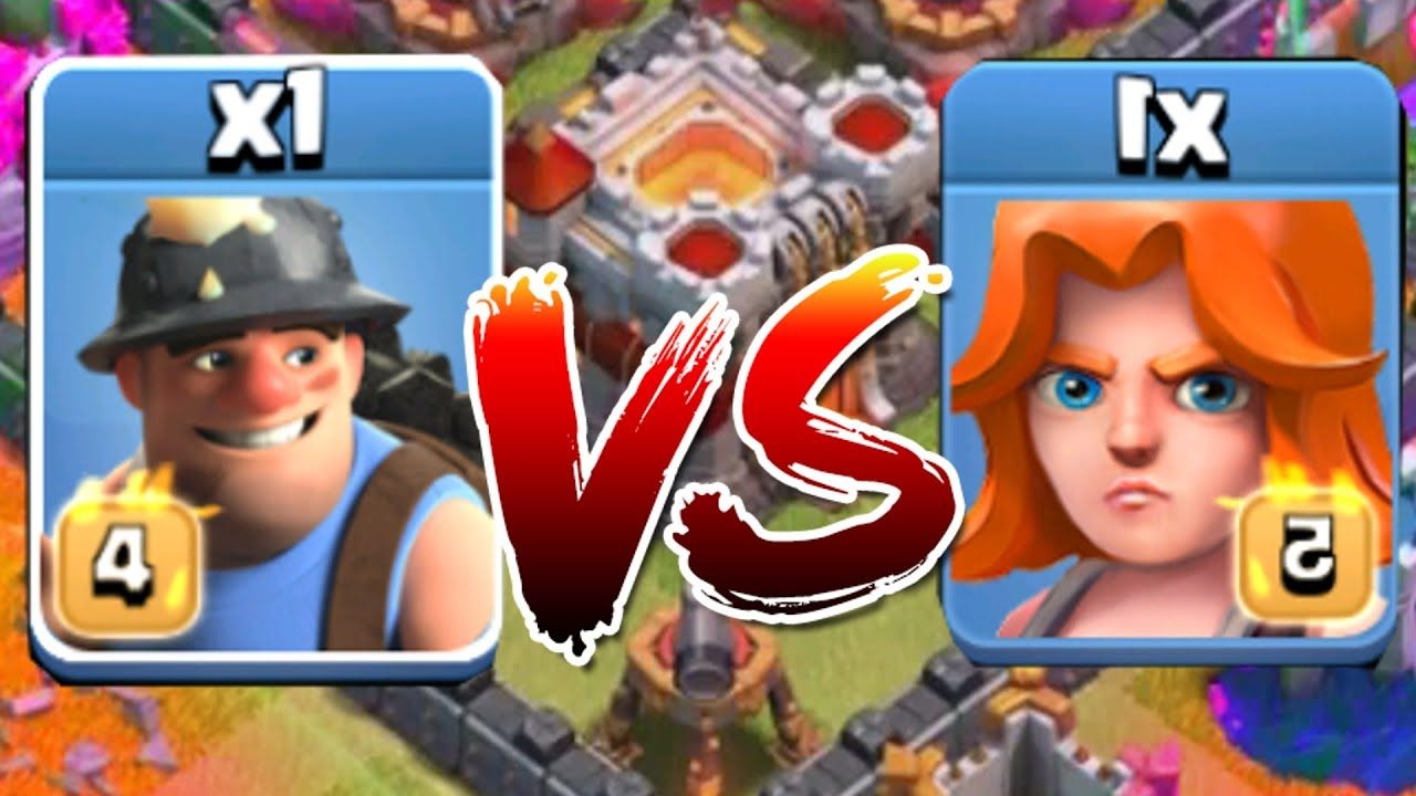 Clash Of Clans VS VALKYRIE!! (Which troop Comp is stronger?!?)