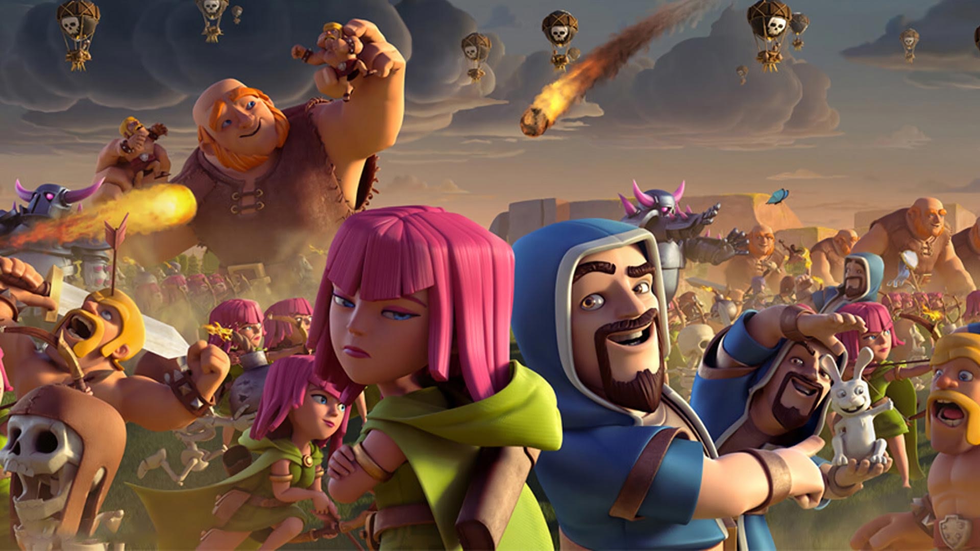 Clash of Clans Theme for Windows 10