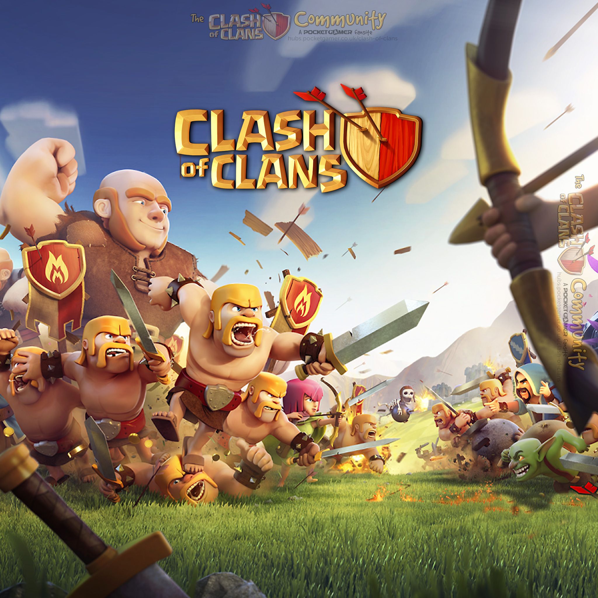 clash of clans archer face