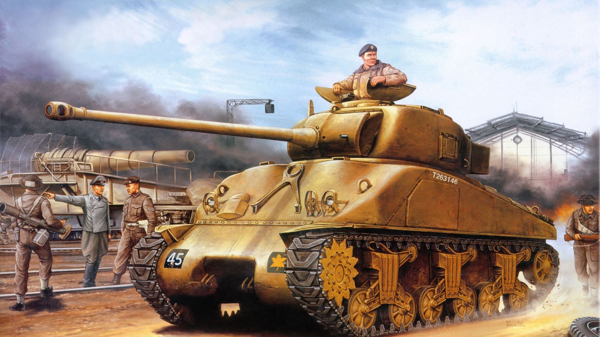 Military tanks, armored HD painting wallpaper. Tanks military, Military, Wwii vehicles