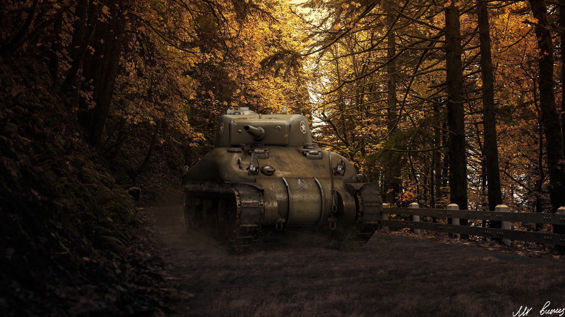 Photos vdeo game World of Tanks Tanks M4 Sherman 1920x1080