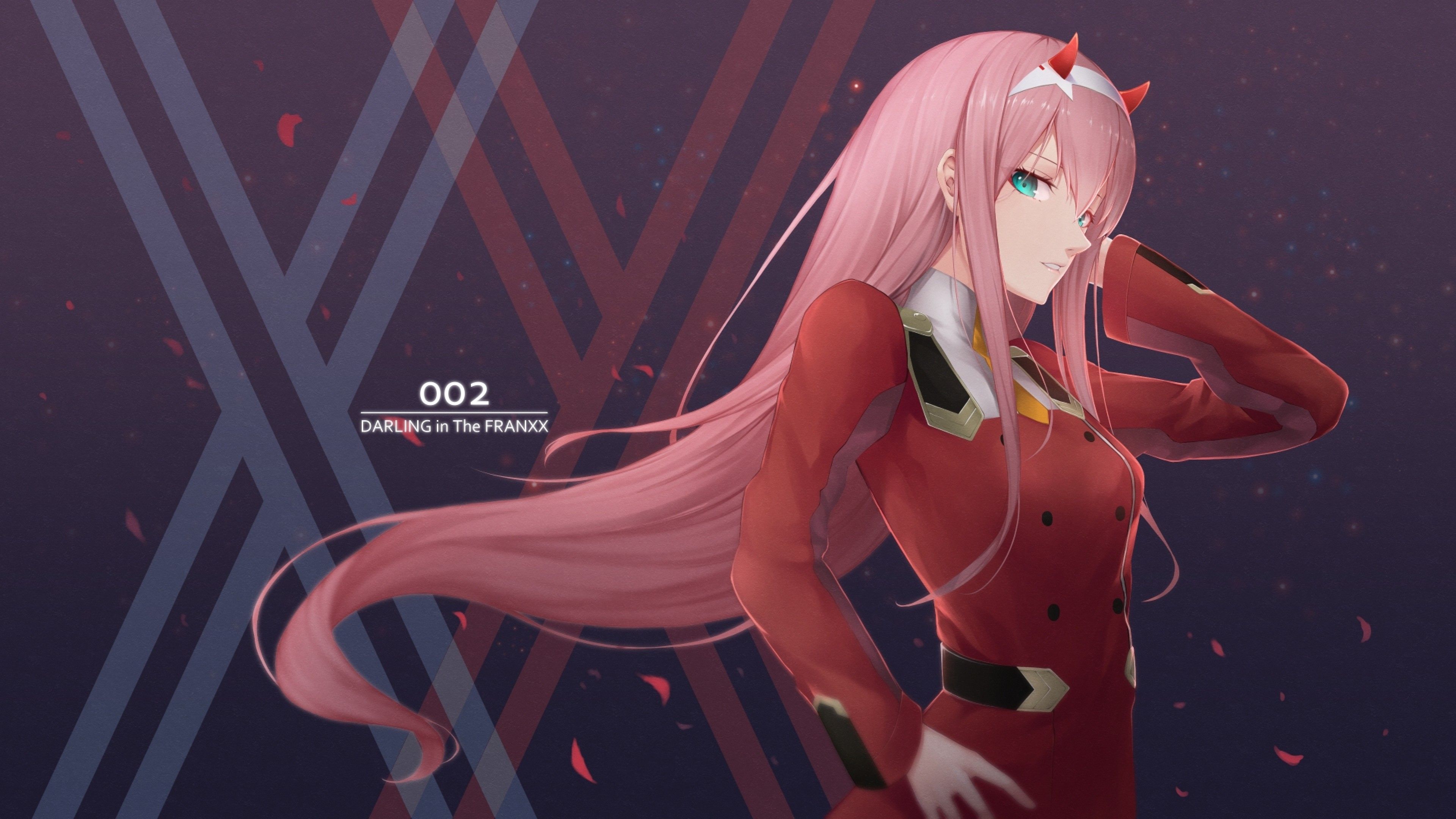 Download 3840x2160 Darling In The Franxx, Zero Two, Long Pink Hair Wallpaper for UHD TV