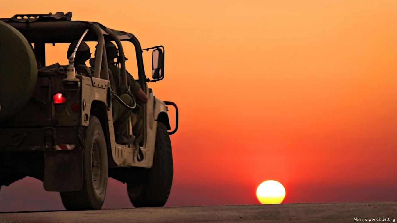Sunset Desert Jeep Car Wallpaper. Military wallpaper, Military picture, Military