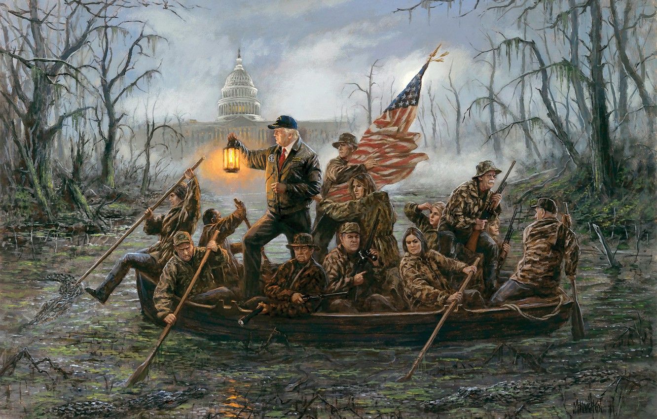 Wallpaper President, the white house, Capitol, Donald Trump, Jon mcnaughton image for desktop, section разное