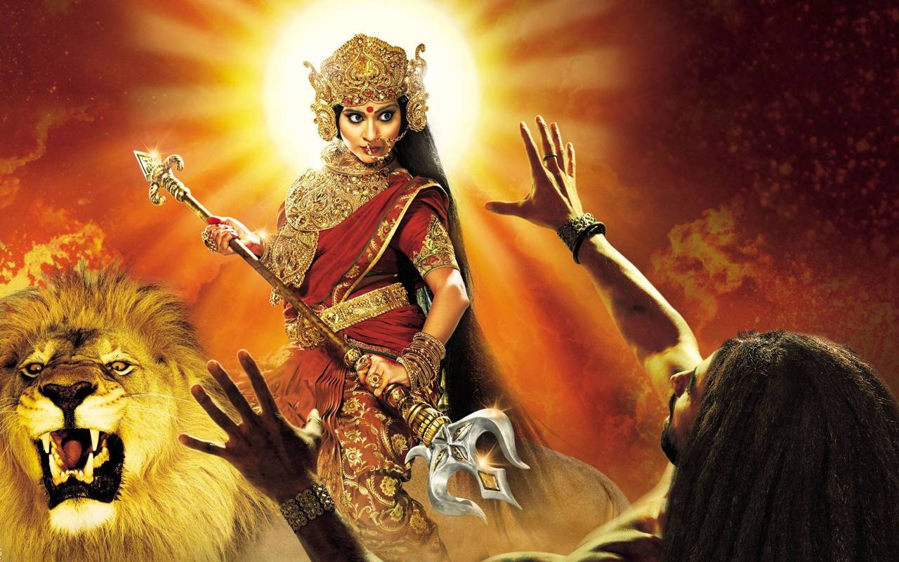 Durga Chalisa Aarti and HD Wallpaper