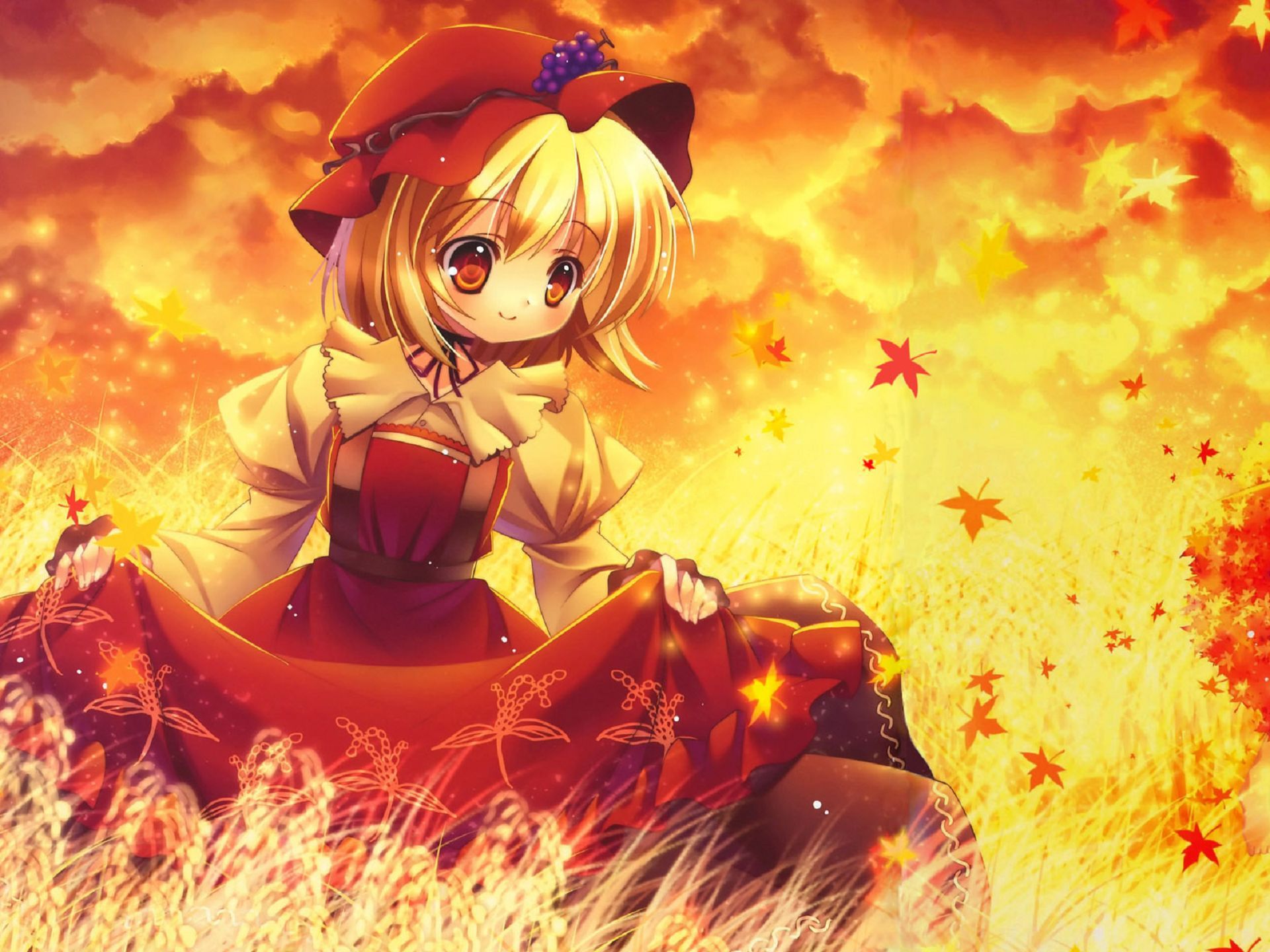 Autumn Anime, High Definition, High Quality, Widescreen