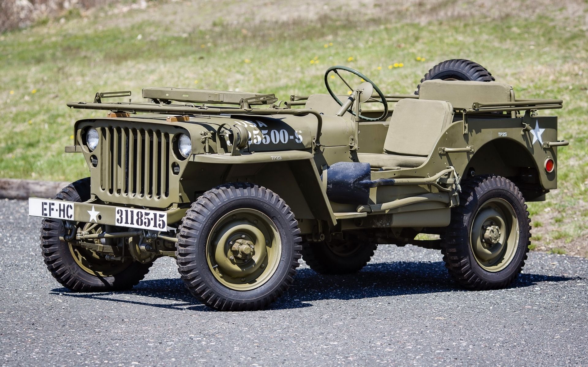 Jeep WW2 willys retro military h wallpaperx1200