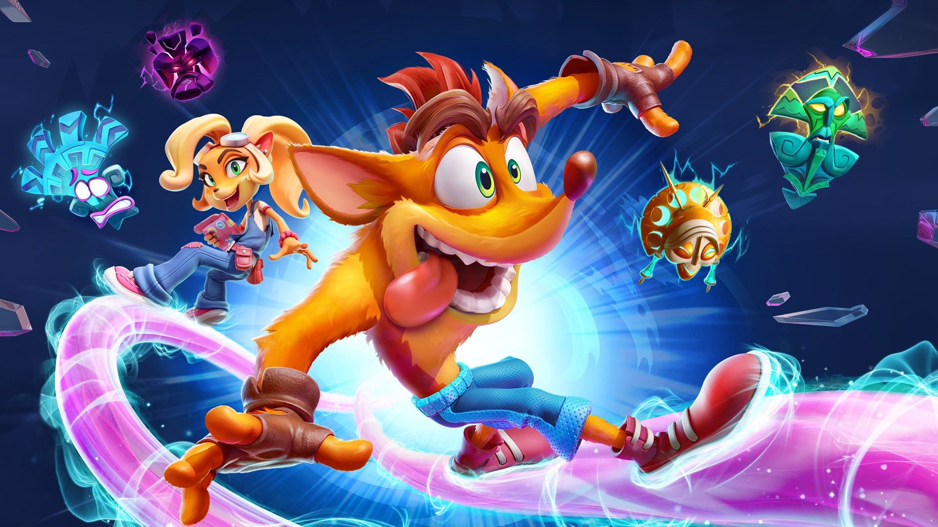 Crash Bandicoot 4: It's About Time reveal trailer shows playable Crash, Coco, & Cortex
