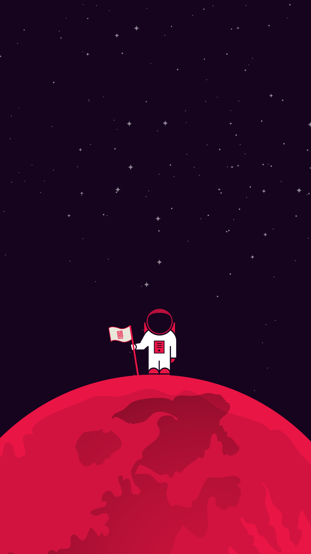 Astronaut iPhone Image Minimalist HD Wallpaper