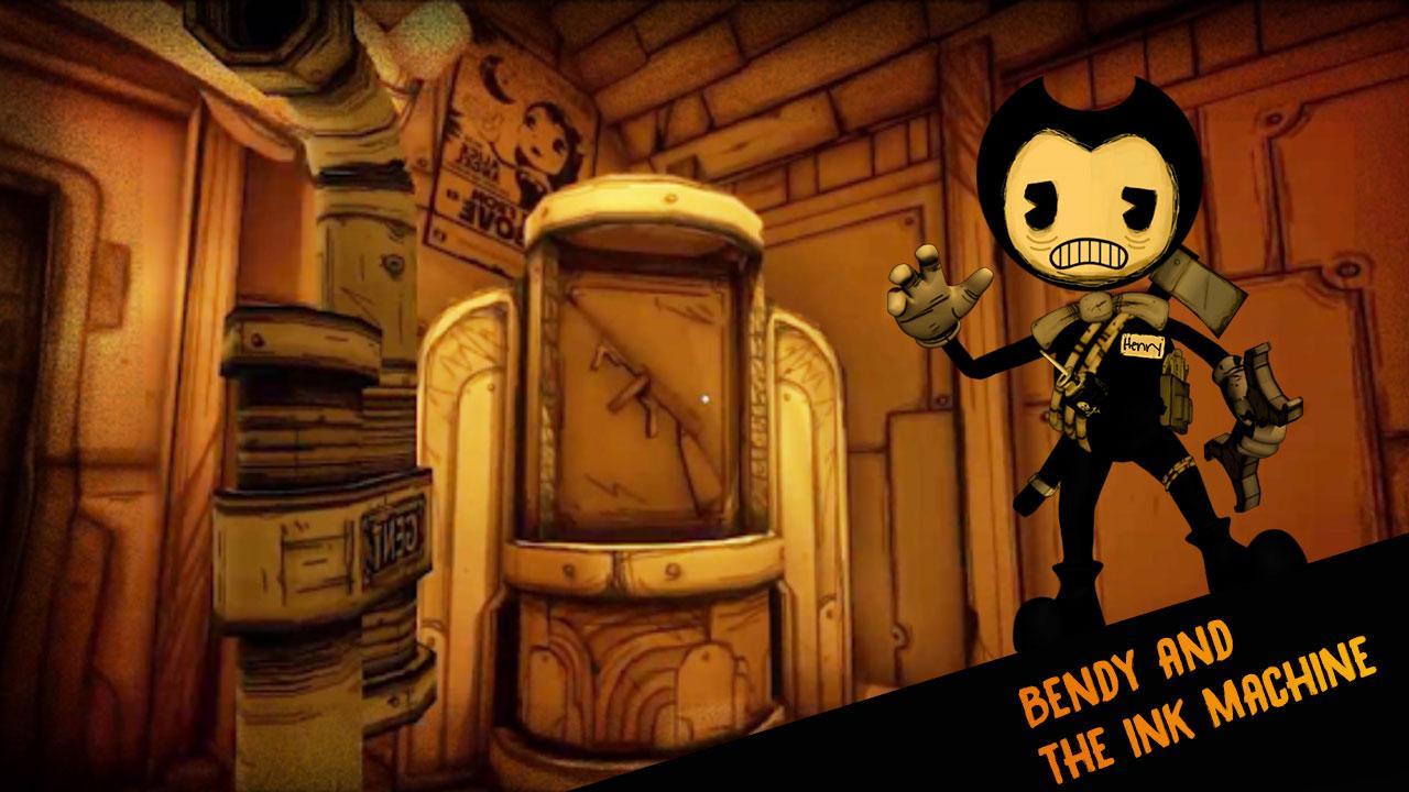 Bendy devil and ink machine wallpaper for Android