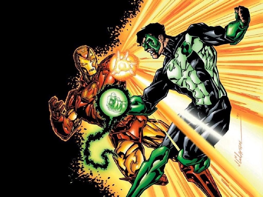 Green Lantern vs Iron Man. Green lantern, Iron man, Marvel vs dc