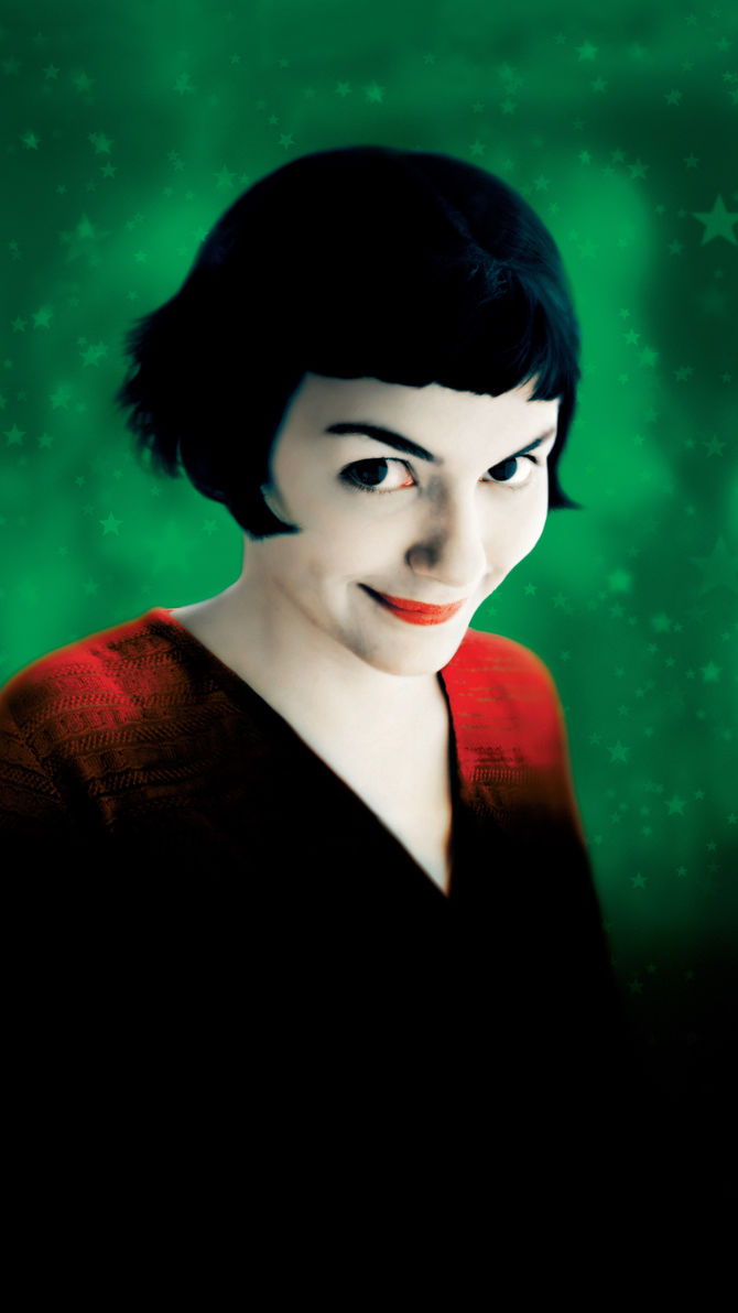 Amélie Phone Wallpaper. Moviemania. Amelie, Audrey tautou, Movies