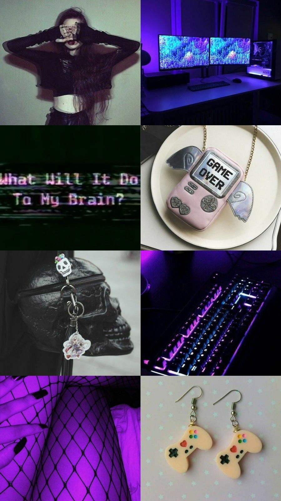 goth gamer aesthetic