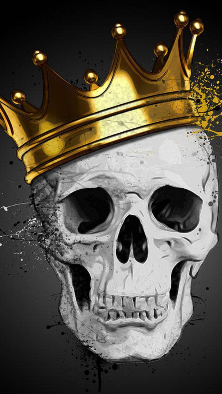 King skull wallpaper