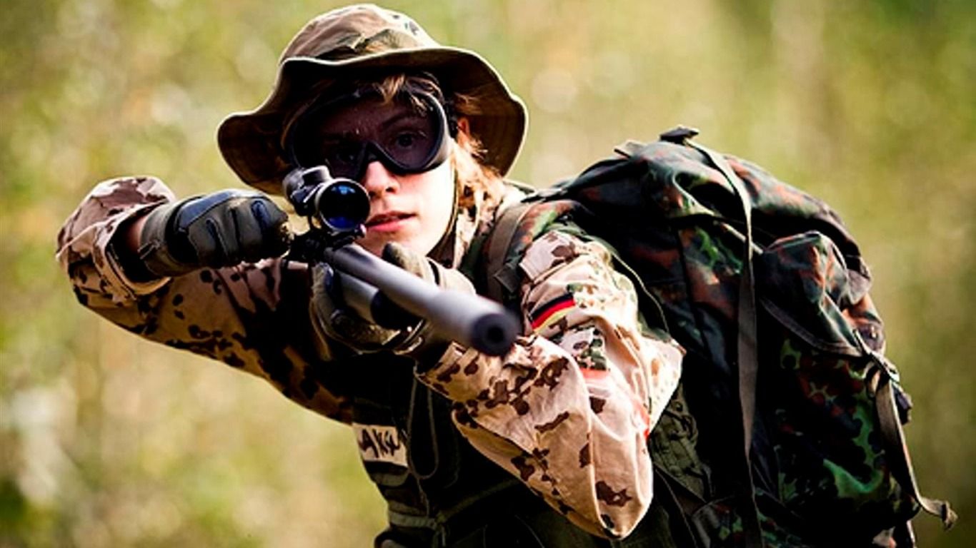 Sniper Girl Soldier Military HD Wallpaper2015 Girl HD Wallpaper