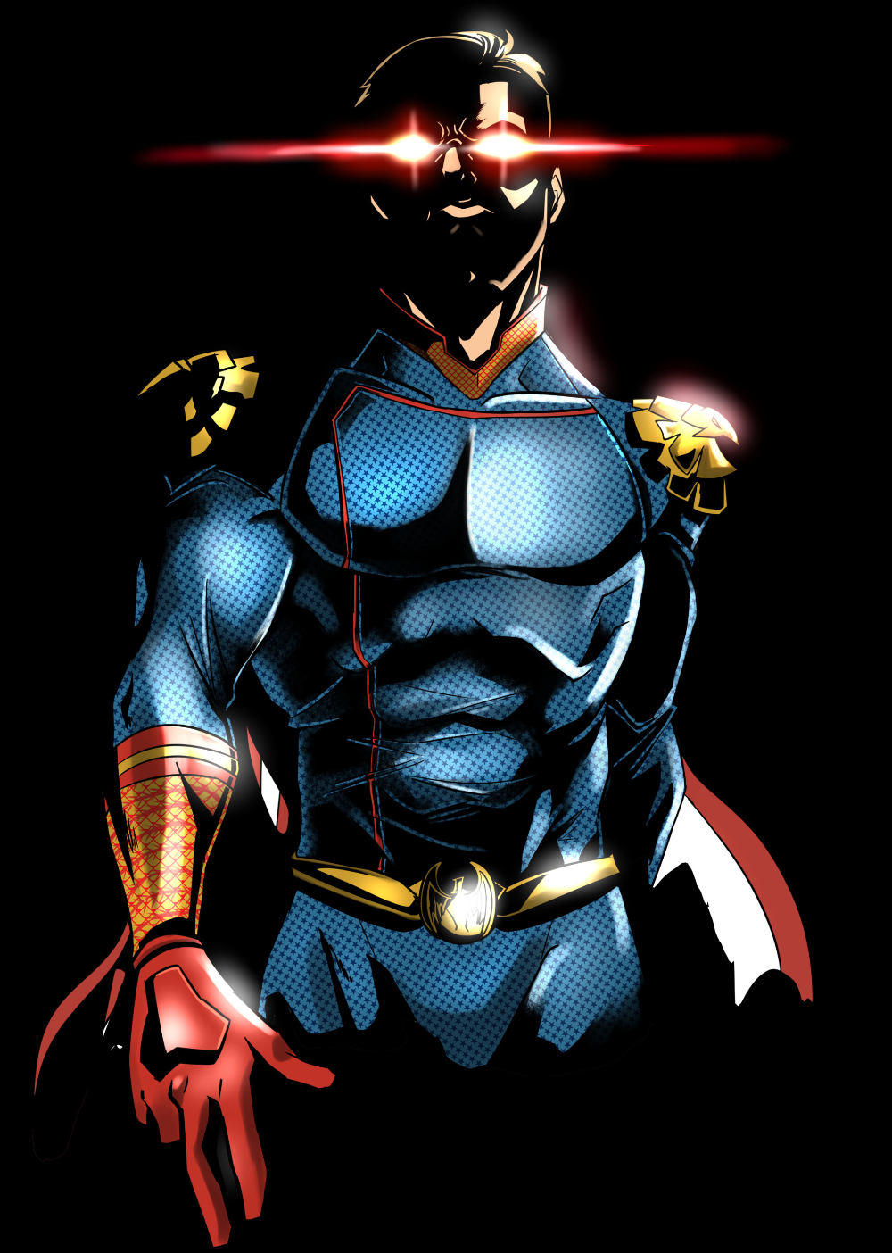 HOMELANDER, Kay Rwizi. Indie comic, Superman red son, Superhero
