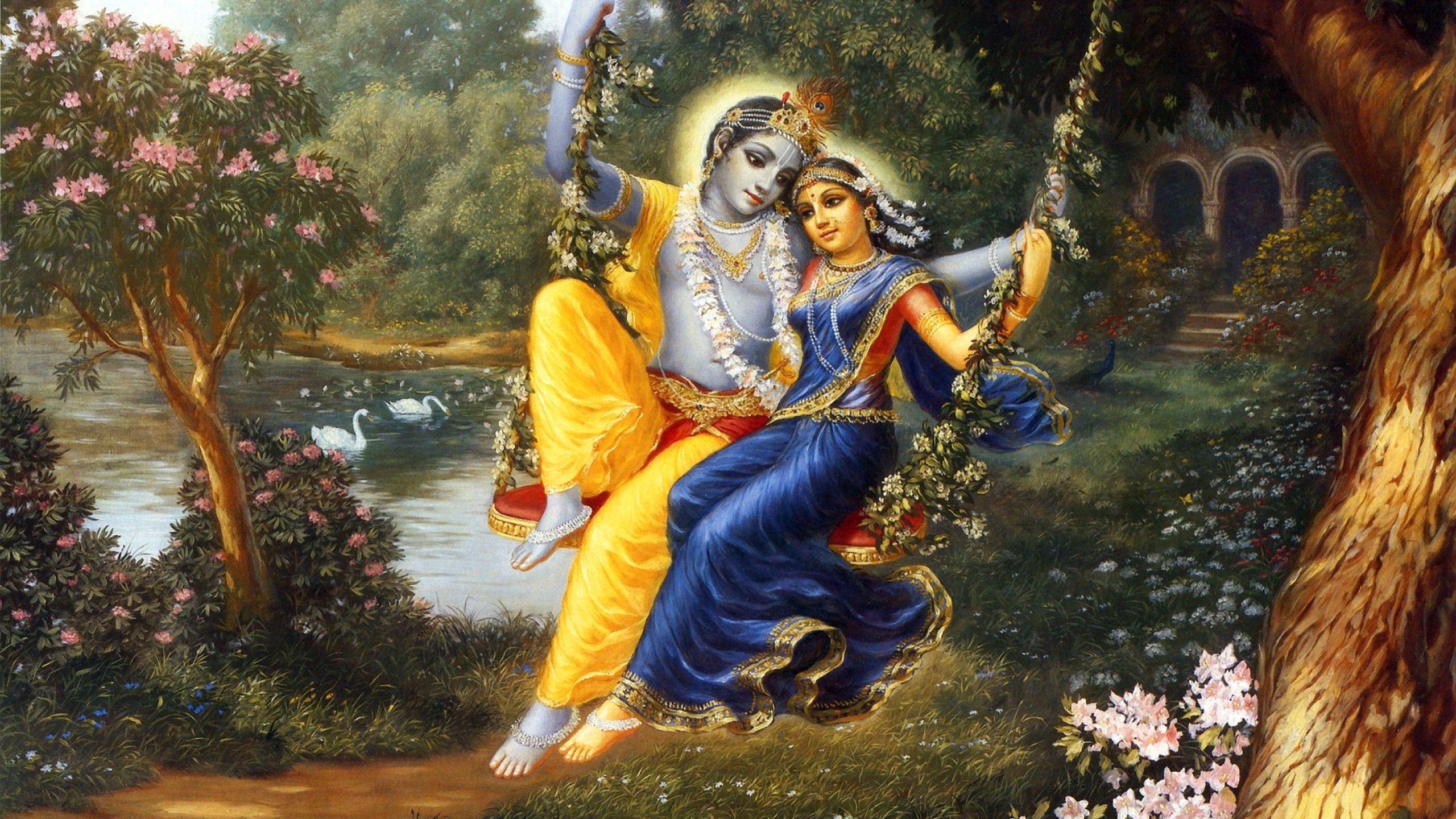 Radha Krishna Wallpaper: Desktop HD Wallpaper Free Image, Picture, Photo on DailyHDWallpaper.com