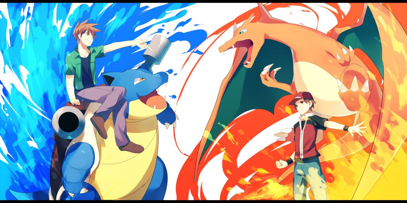 Red X Blue Pokémon Wallpapers - Wallpaper Cave